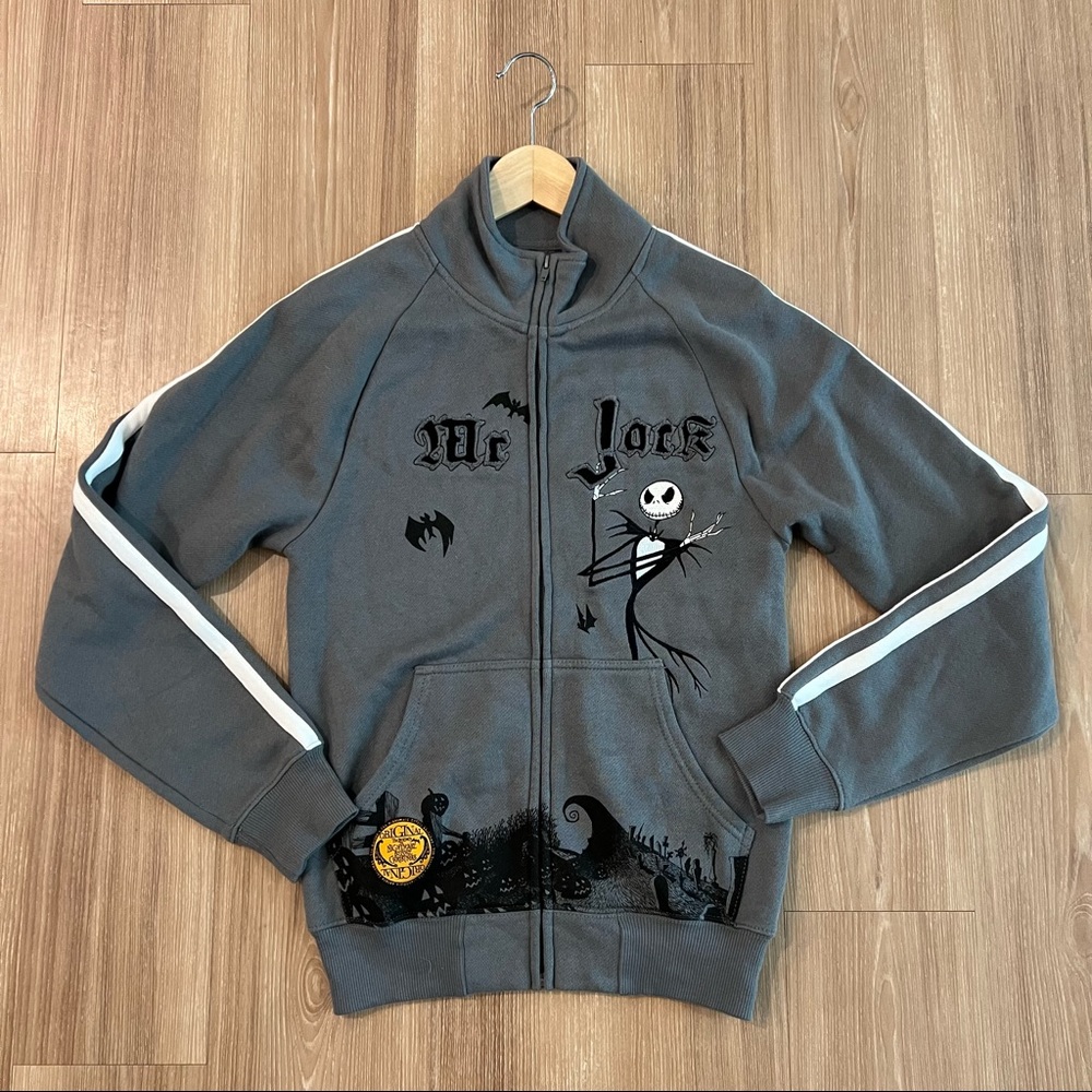 BNWOT Unisex Disneyland Paris Exclusive Mr. Jack Zip-Up Jacket